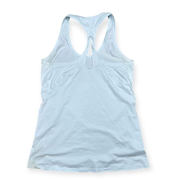 ATHLETA Women’s Light Blue Sleeveless Limitless Keyhole Tank Top Size Small Styl - Picture 3 of 7